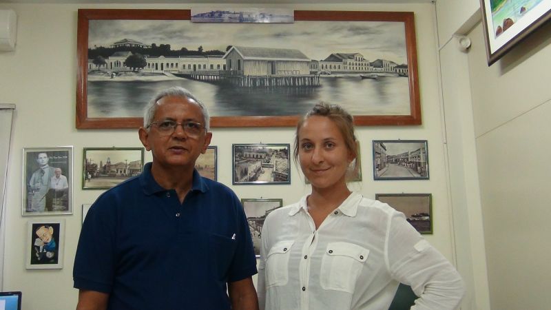 Karolina Karlic e Cristovam Sena